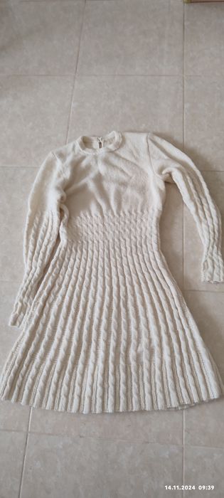 Платье вязаное мохер