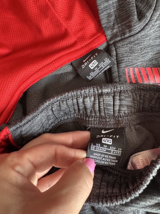 Теплий на флісі спортивний костюм Nike 3-4 98-104 см+кросівки 28 р