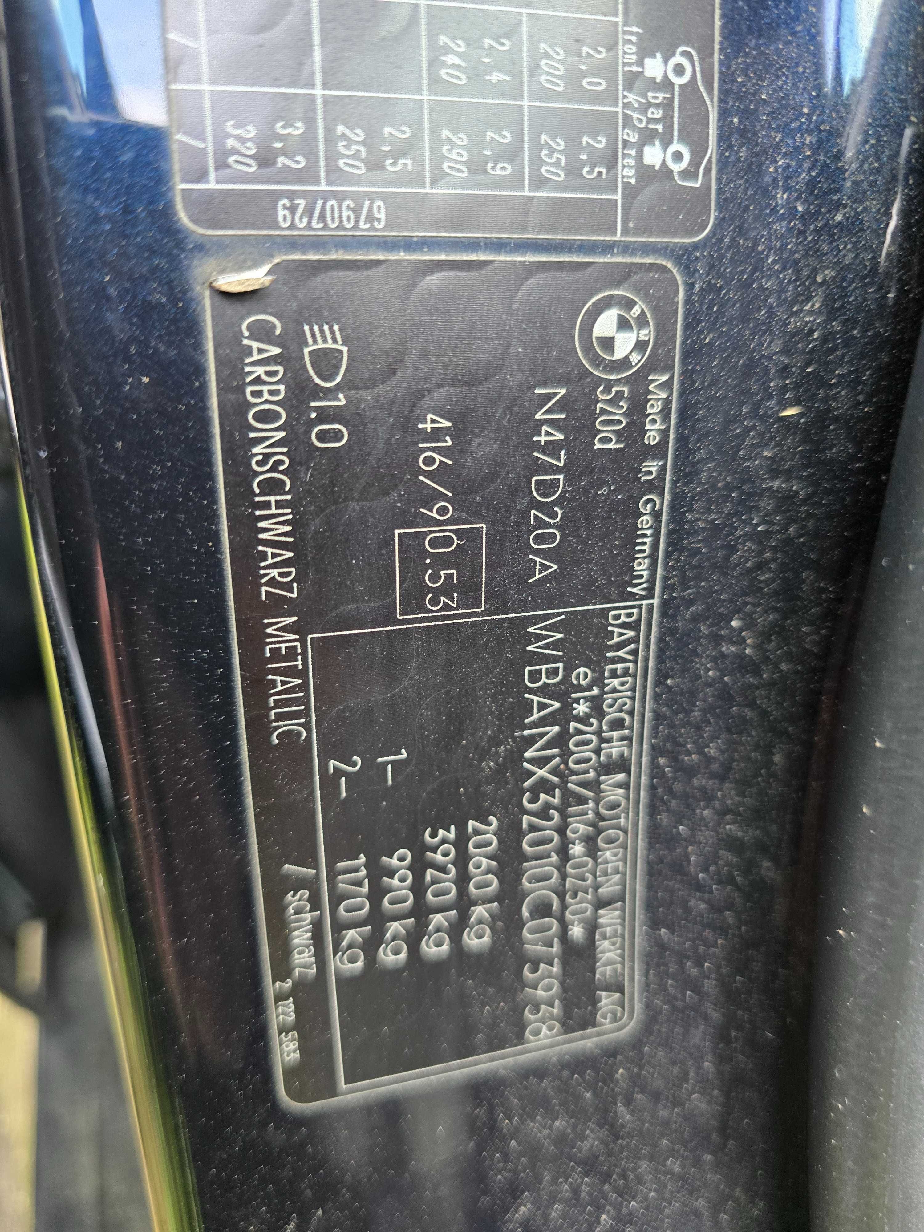 Silnik BMW 2.0D 177KM N47D20A E82 E87 E90 E60 E83 W Aucie Do Odpalenia
