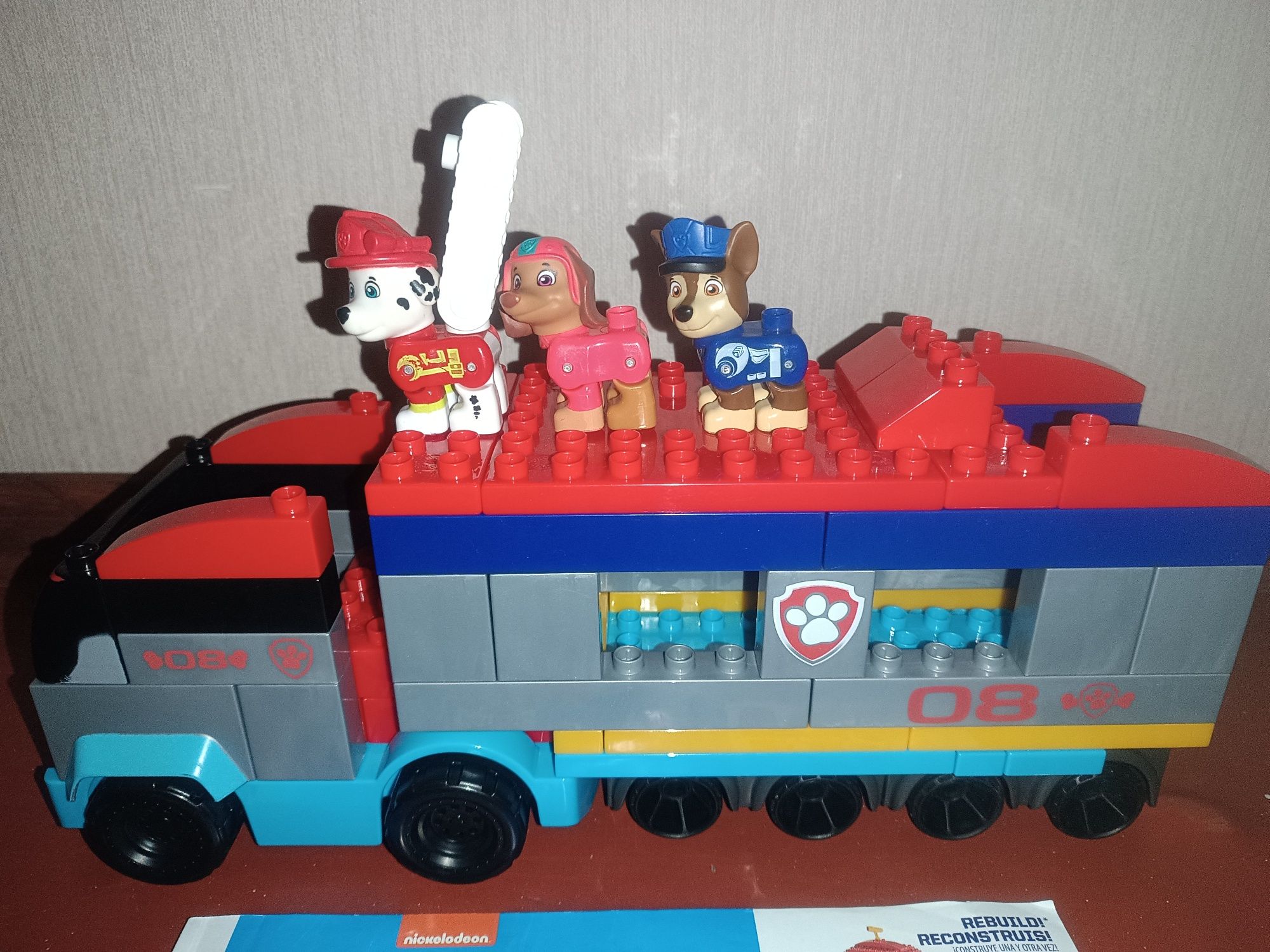 Mega Bloks щенячий патруль цуценята машина патрулевоз