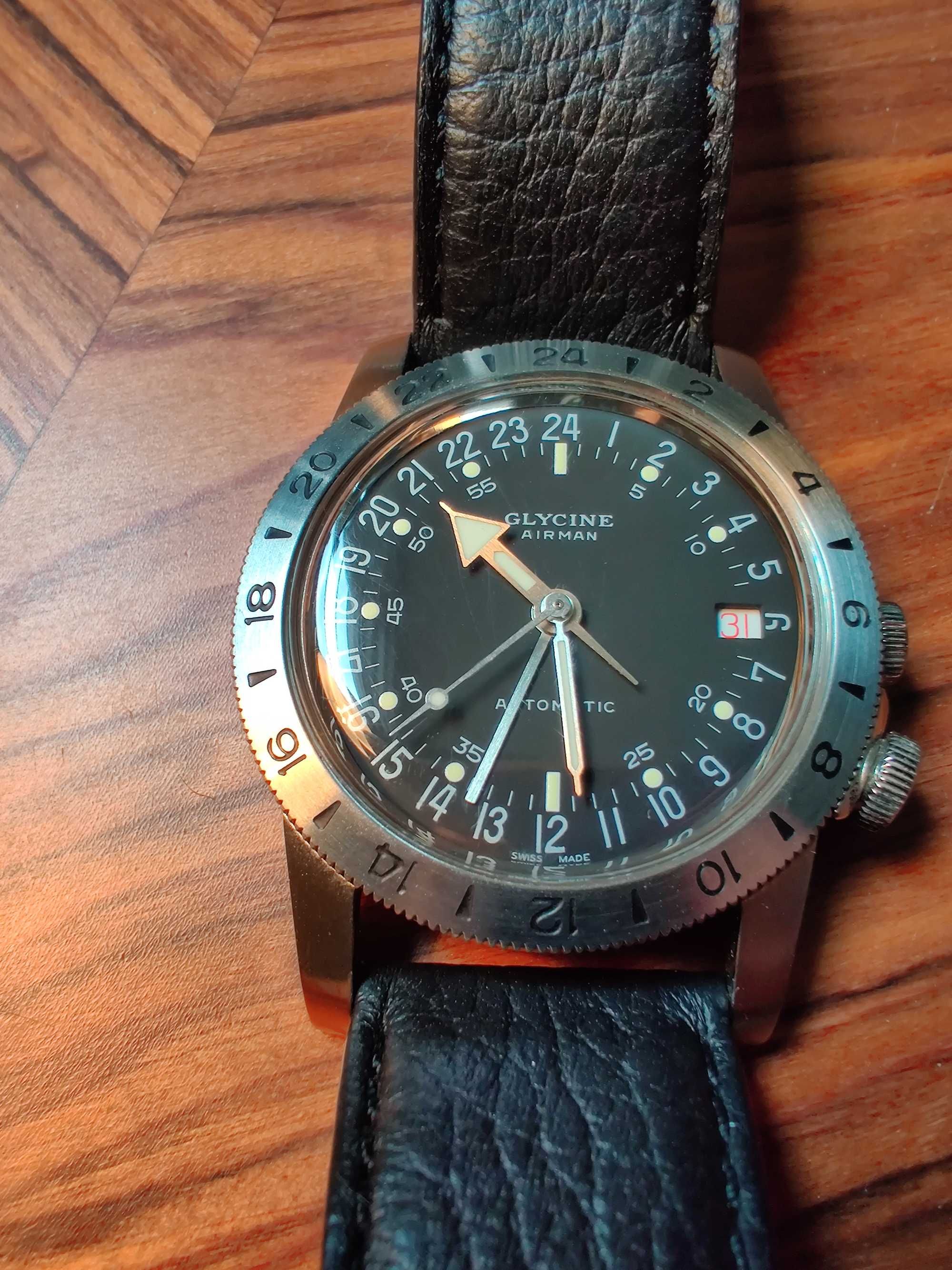 Zegarek Glycine Airman No. 1 GMT Automatic GL0158