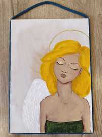 Obraz - kobieta anioł.