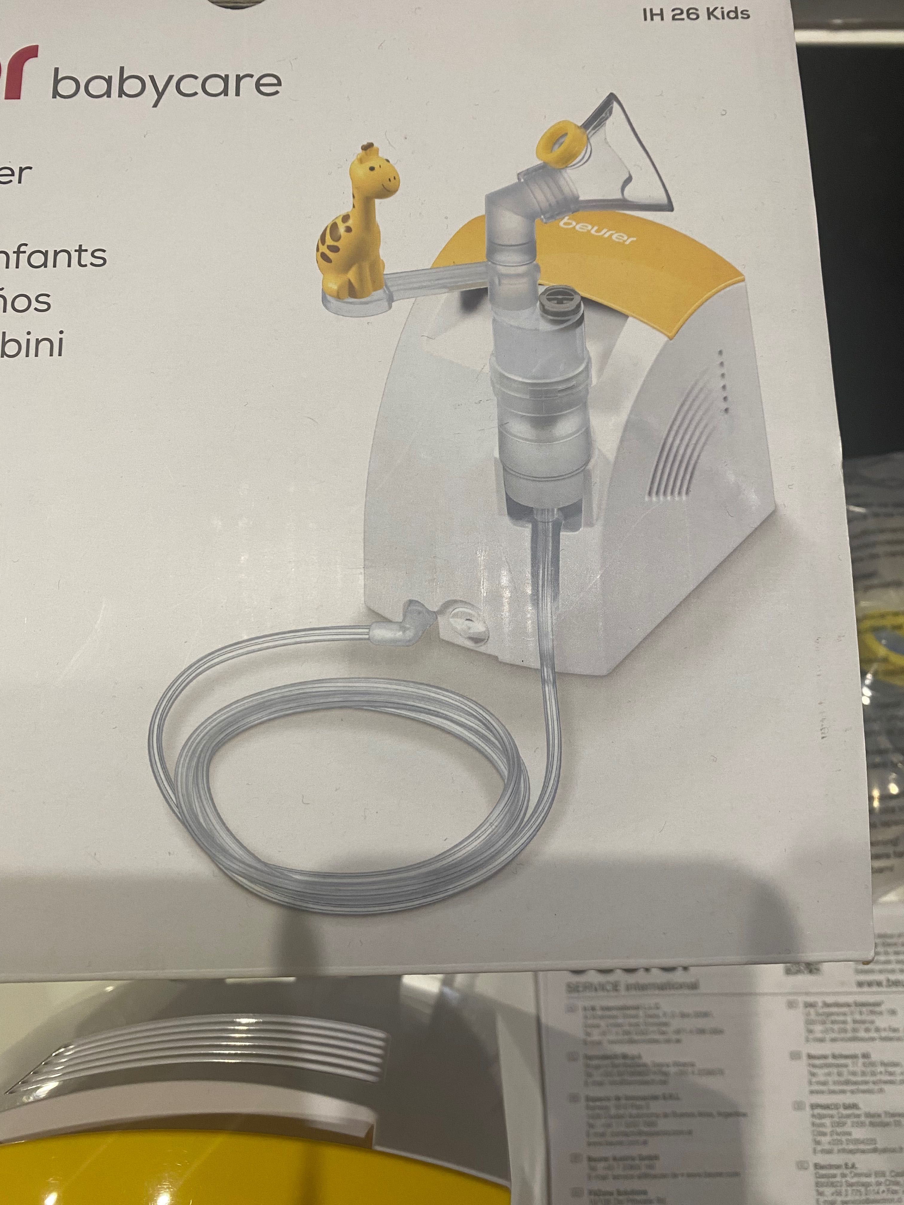 Beurer IH 26 Kids Inhalator nebulizator z figurką żyrafy