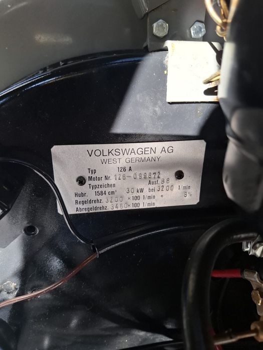 Silnik Vw Garbus Bulik Ogórek Karmann 1600 cm3 25 Motogodzin NOWY