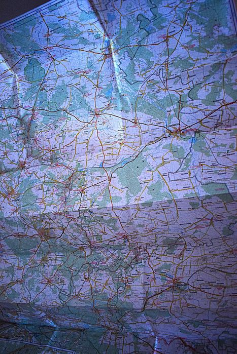 Jura krakowsko-częstochowska mapa turystyczna , stan - Nieużywana