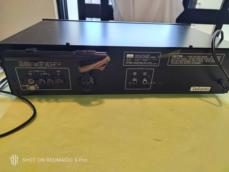 Sintonizador am/fm sansui tu-217 vintage