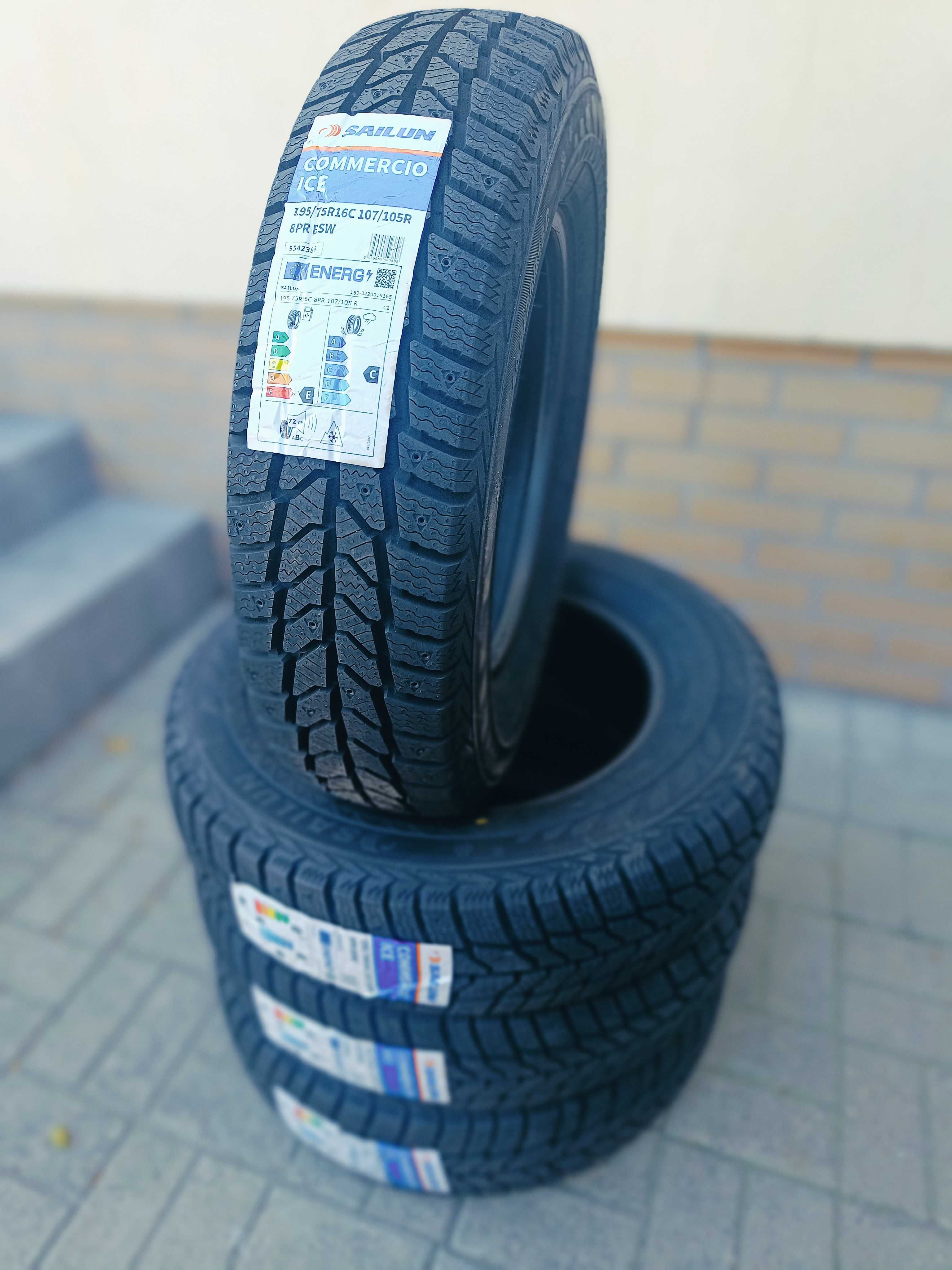 NOWA! Opona Zimowa 195/75R16C Sailun Commercio Ice WYSYŁKA MONTAŻ