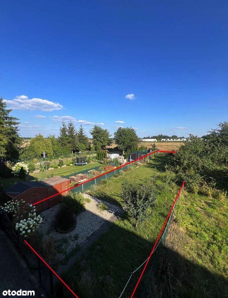 KOMORNO 3 pok I piętro - balkon- działka - garaż 24 m² - piwnica 15 m²