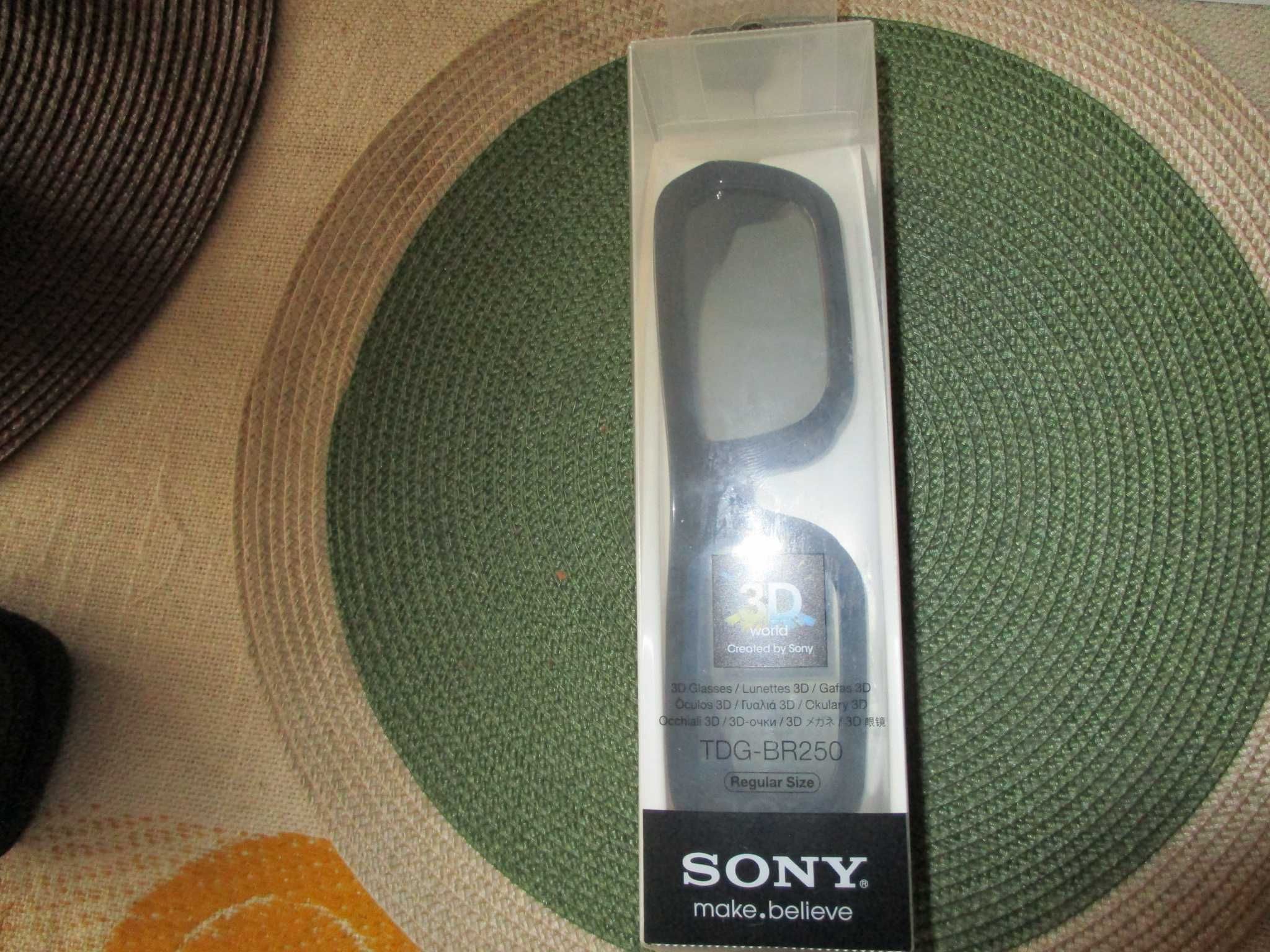 okulary 3 D do oglądania telewizji 3 D Sony