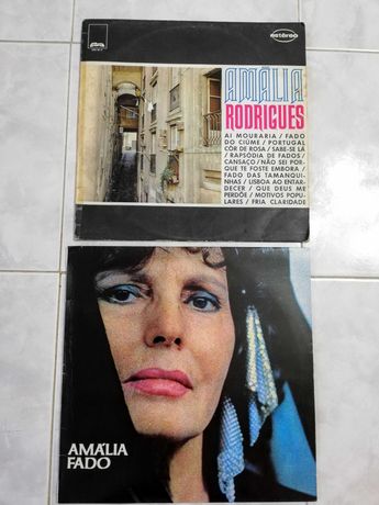 2 Discos em Vinil LP da Amália Rodrigues Antigos
