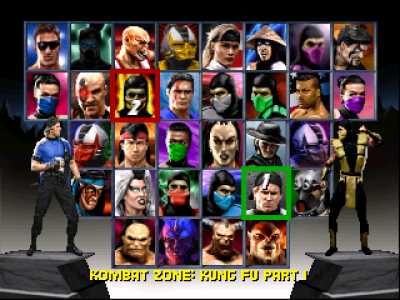 Mortal kombat trilogy  - PS1