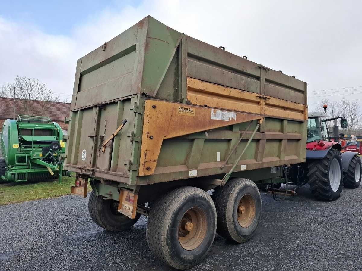 Przyczepa skorupowa SIAM 12,5 T, tandem, SKRĘTNA OŚ
