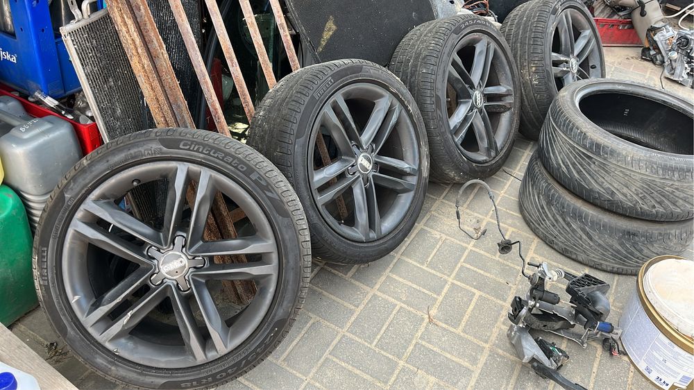 KOŁA ALUFELGI opony 245/40R18 AUDI 5x112 18’ a3 a4 a5 a6 a7 a8 SLINE
