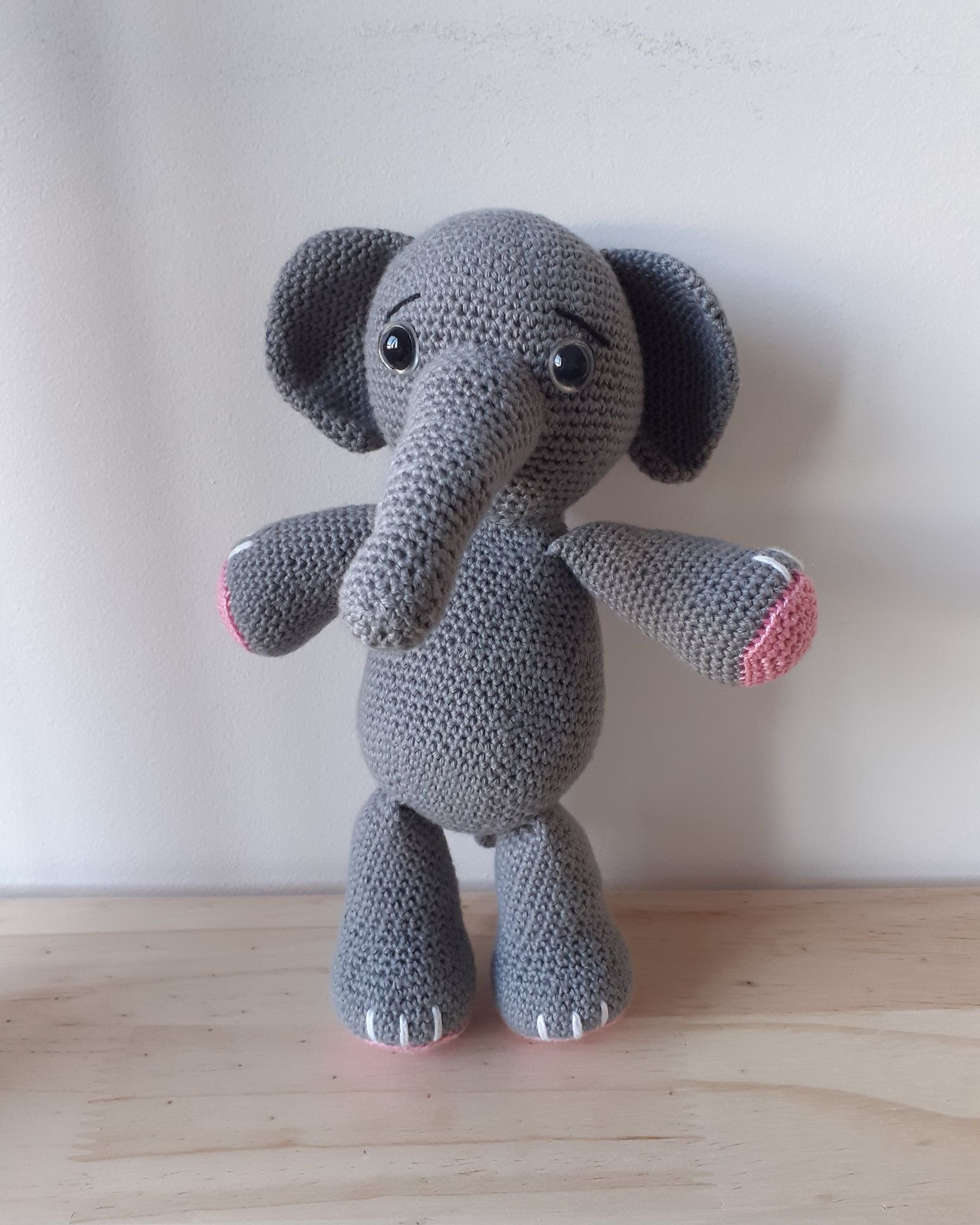 Amigurumi (peluche em crochet) Elefante