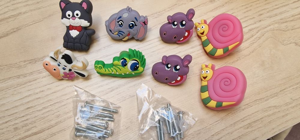 Uchwyty do szafek/szuflad dziecięcych Zwierzątka