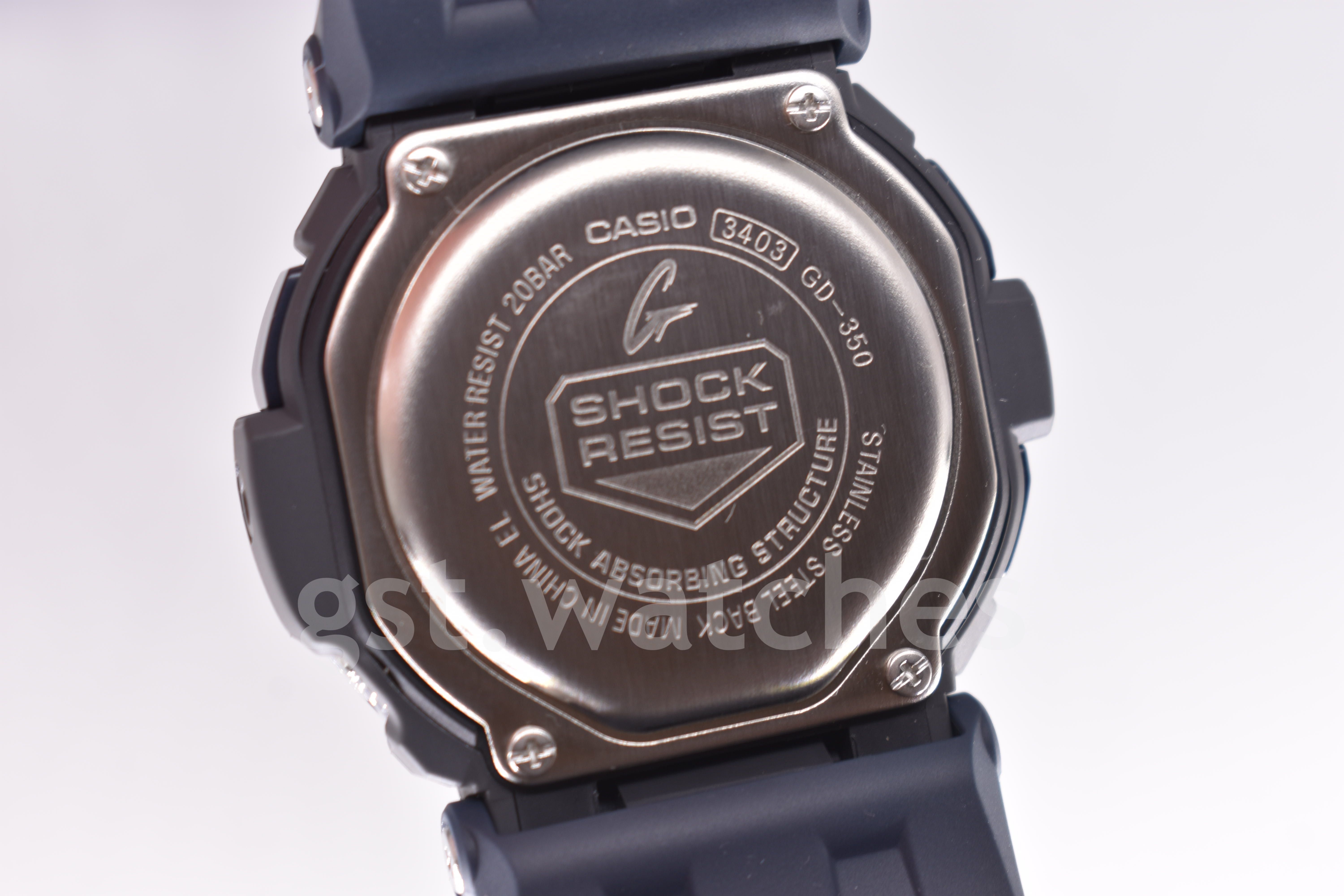 Casio G-Shock GD-350-8E NEW ORIGINAL | Вібро-сповіщення