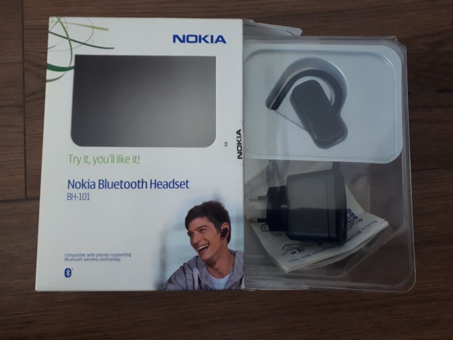 Беспроводная минигарнитура Nokia Bluetooth BH-101 (оригинал)