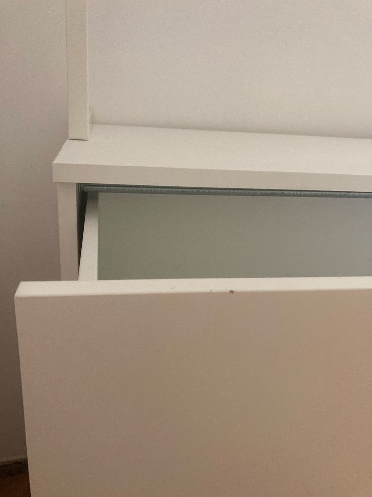 Komoda NORDLI 3 szuflady + drążek ikea