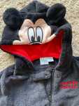 Macacão Quentinho de Casa do Mickey, Tam. 24-36M