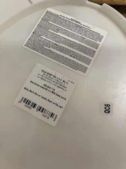 Zestaw kąpielowy 3w1 wanienka + stojak + hamaczek dla noworodka