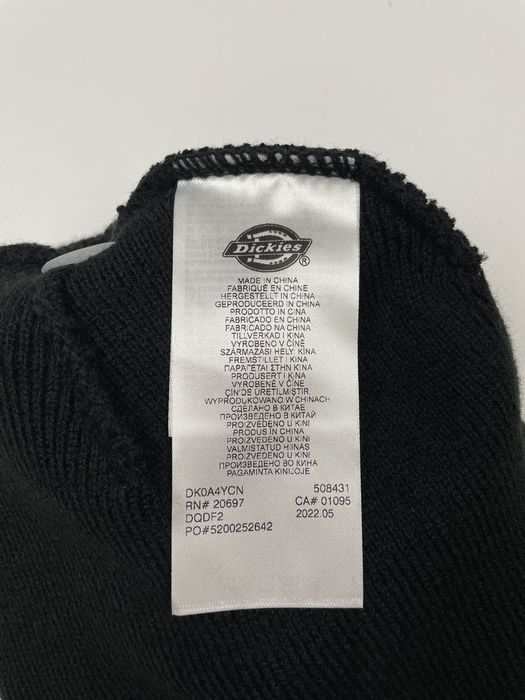 Шапка Dickies Gibsland Bobble Hat Оригінал Чорна Унісекс DK0A4YCNBLK1