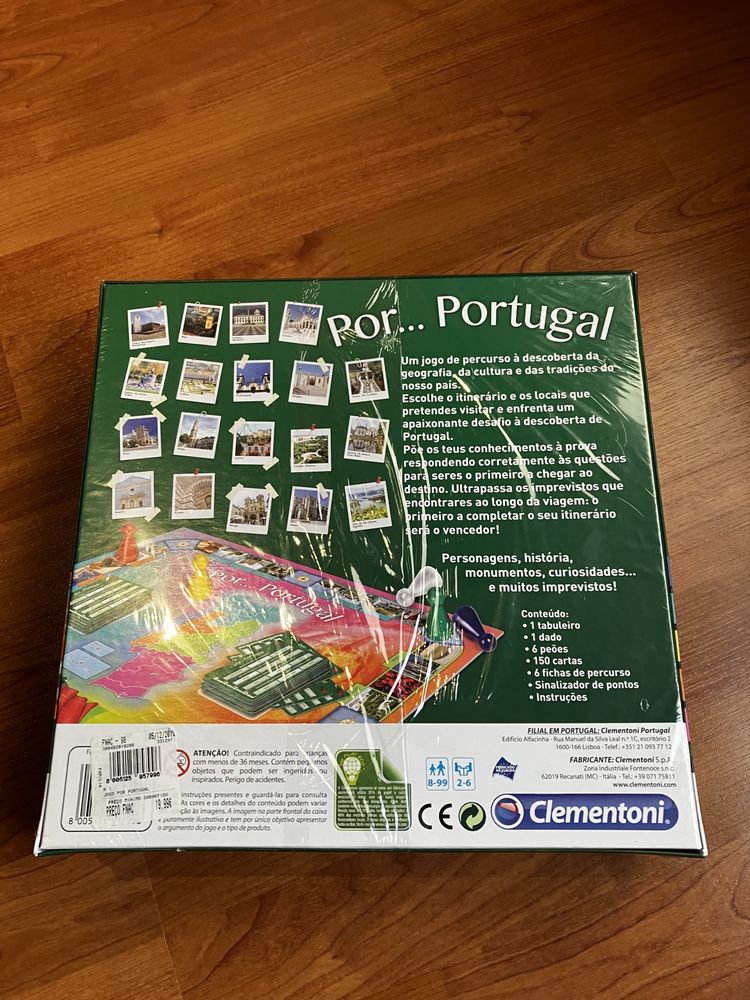Jogo de tabuleiro “por…portugal”