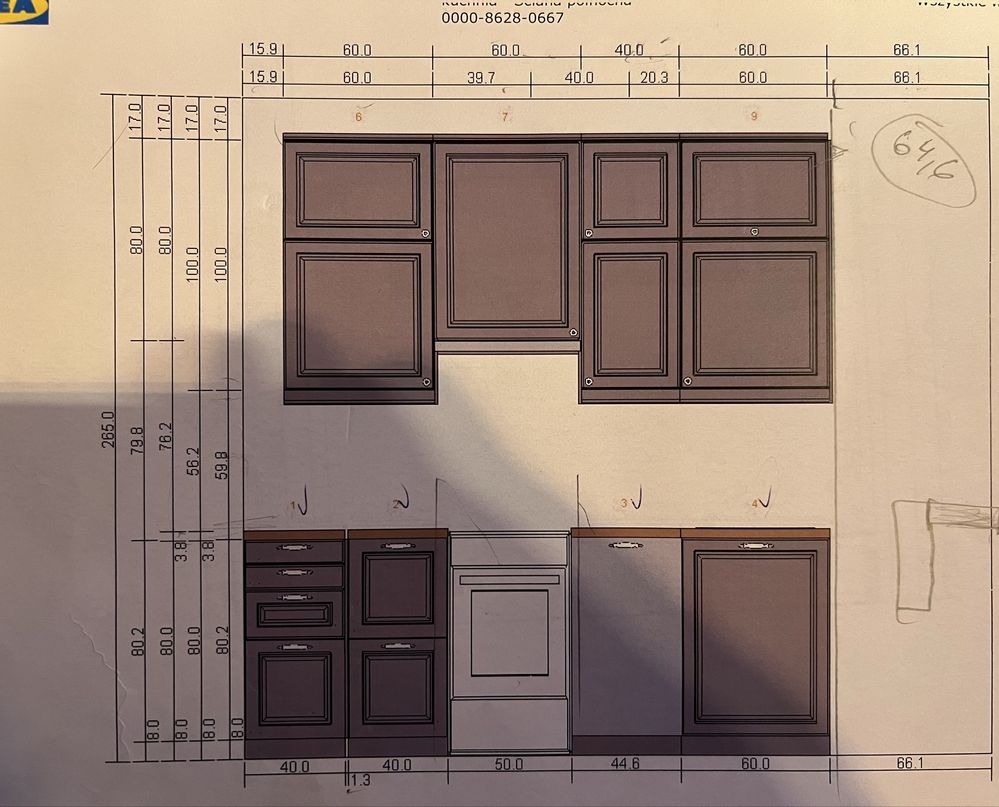 Kuchnia IKEA Bodbyn szara + sprzęty. Tanio!