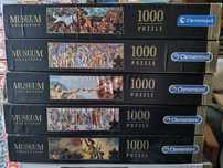 Conjunto 5 Puzzles Clementoni - Museum Collection (1000 Peças)