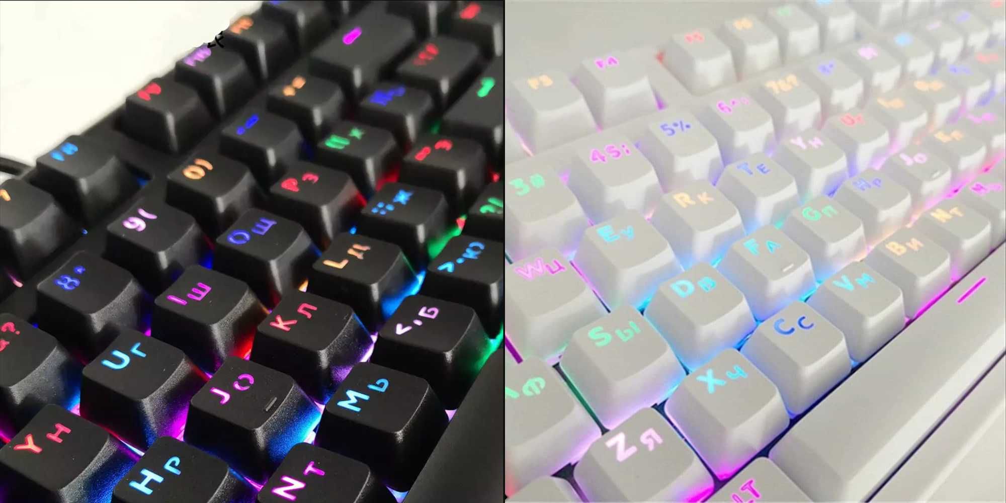 Кейкапы с кириллицей/русской раскладкой для клавиатур для HyperX Hator