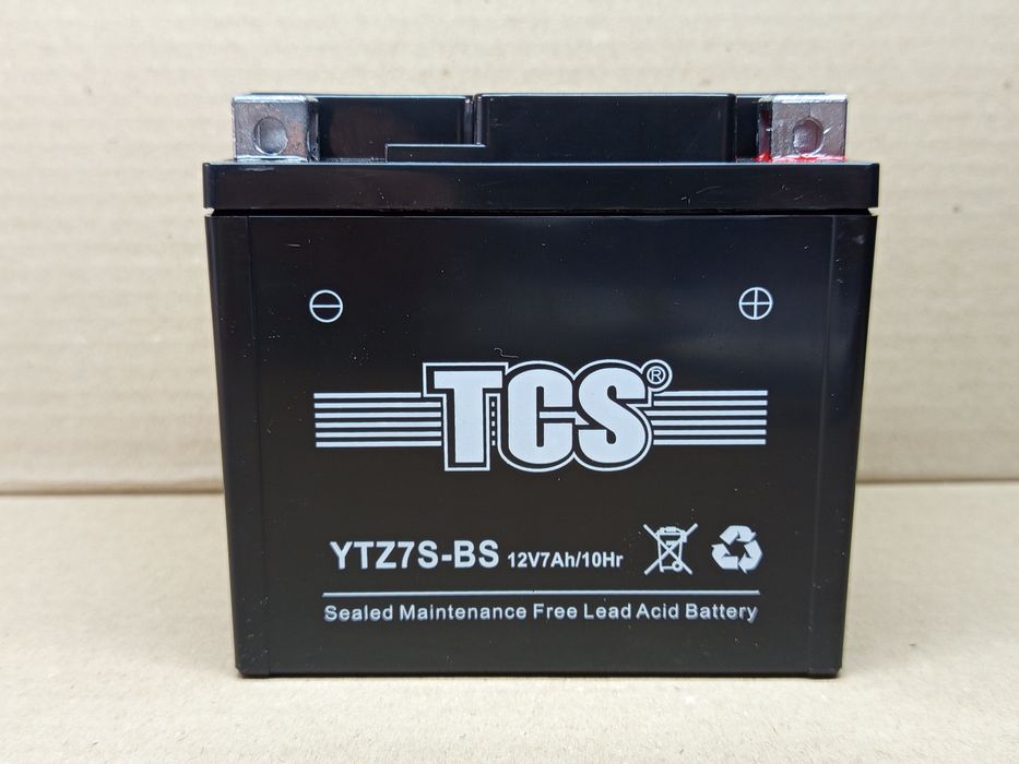Акумулятор мото АКБ 12V7Ah YTZ7S GEL (L113*W70*H107mm) "TCS"