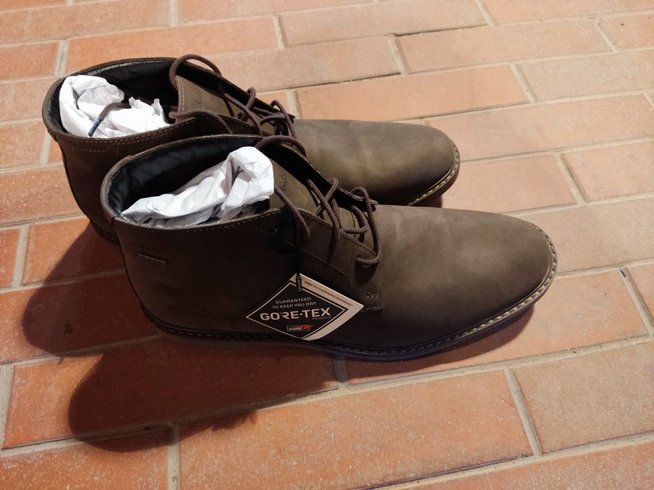 Buty skórzane Clarks AtticusL THiGTX GORE-TEX, brązowe 46