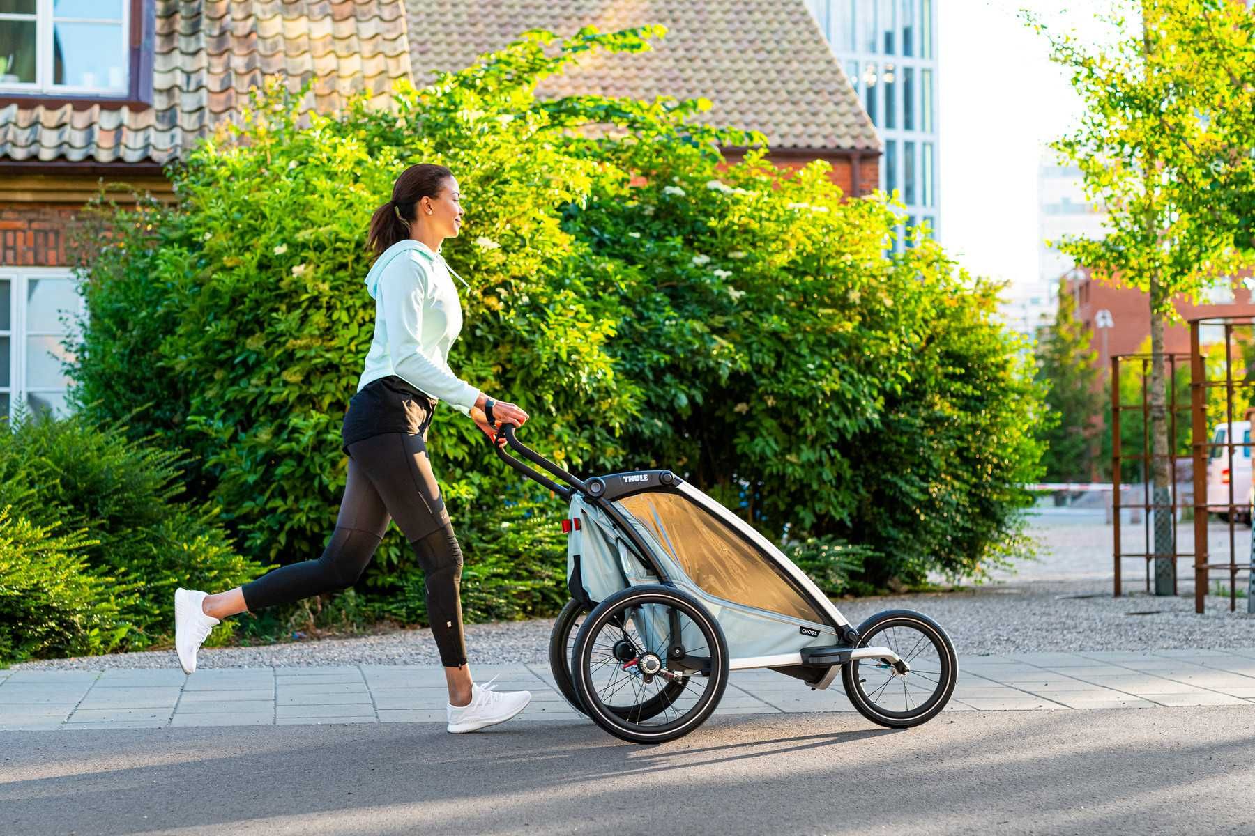 Przyczepka rowerowa max 45kg THULE Chariot Cross2 Wynajem wózek