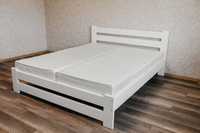 Ліжко деревянне, біле 1.6*2 ліжко з дерева, без зрощень,
3 масива сосн