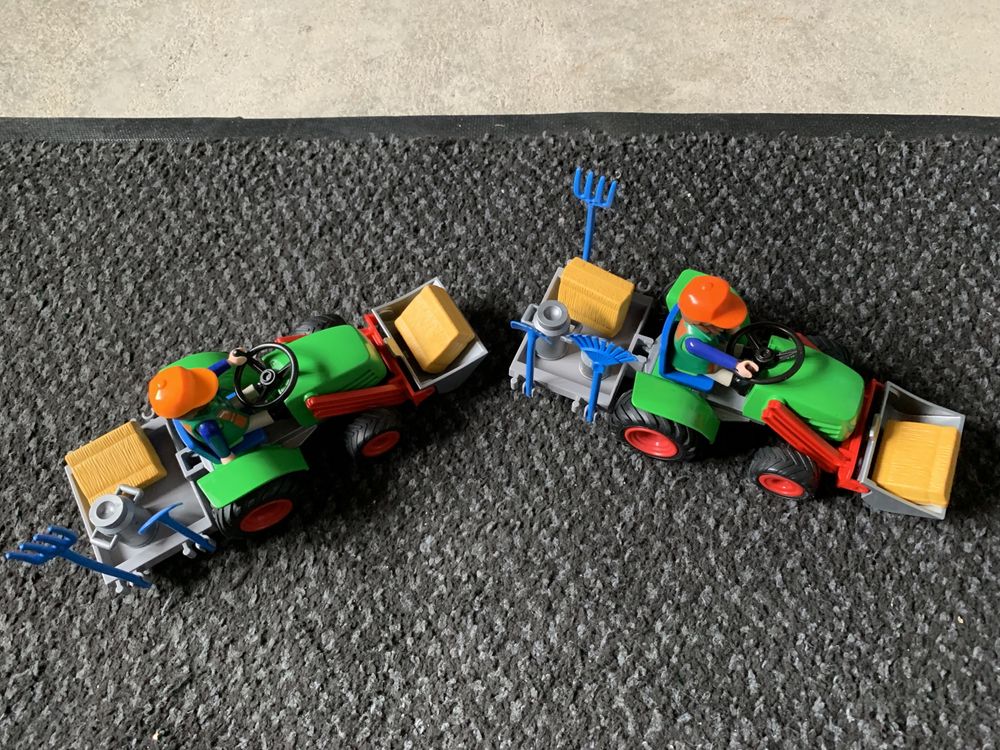 Tratores de agricultor playmobil