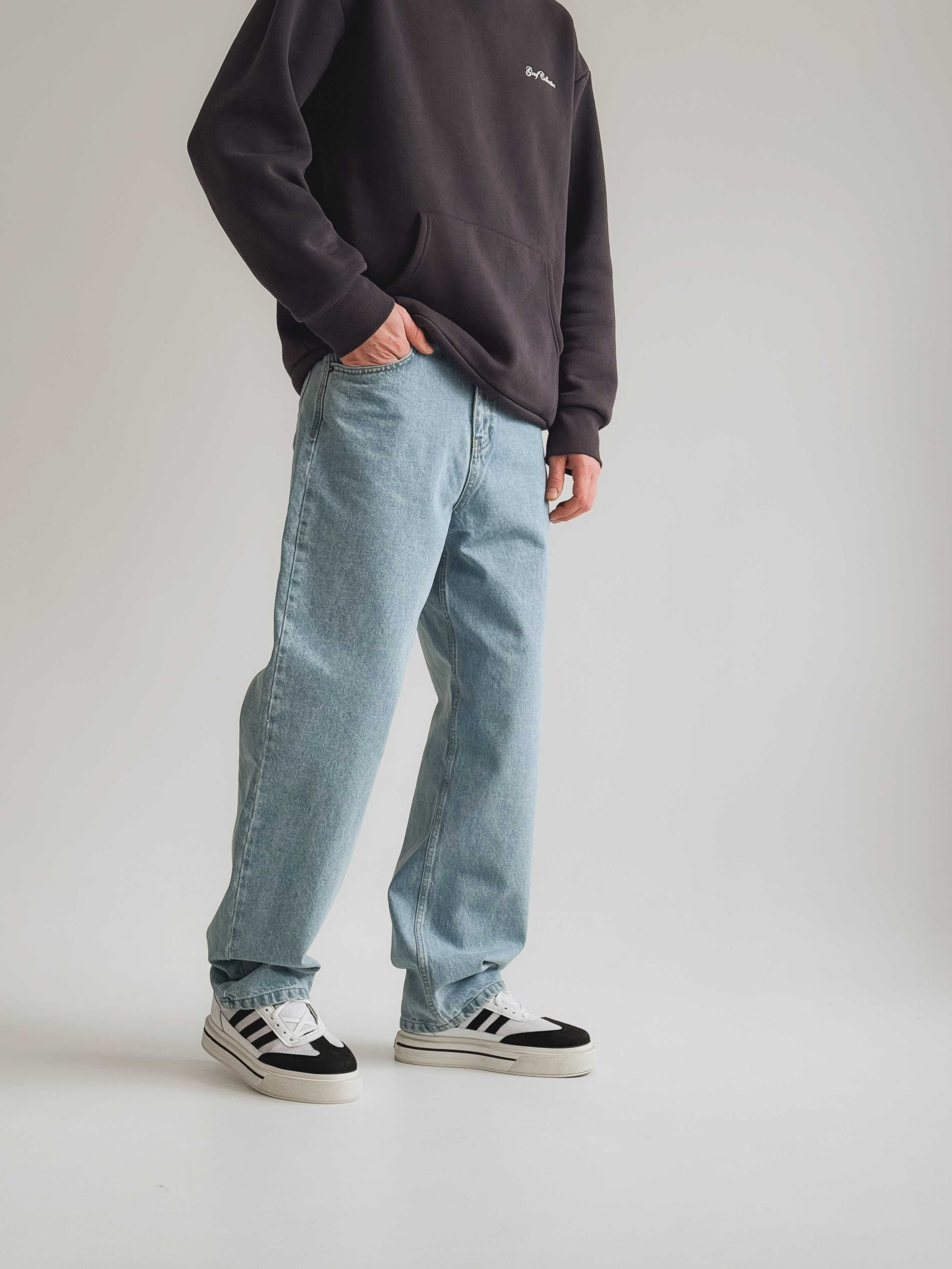 Джинси чоловічі baggy jeans, широкие джинсы мужские реп rap sk8 ск8 XS