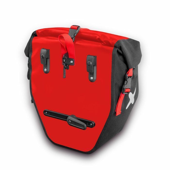 Sakwy Tylne Extrawheel Biker Polyester 50L Red/Black