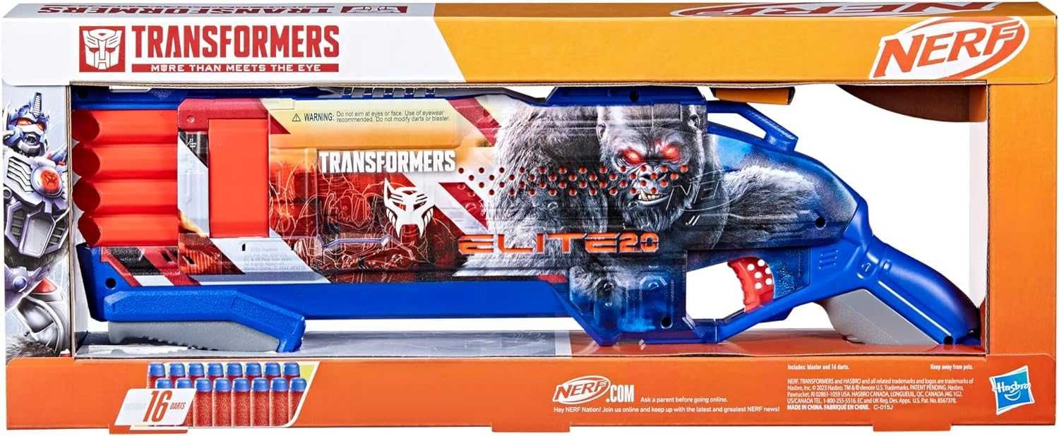 Nerf Optimus Dart F9715 Hasbro Нерф Трансформери Оптимус Прайм бластер