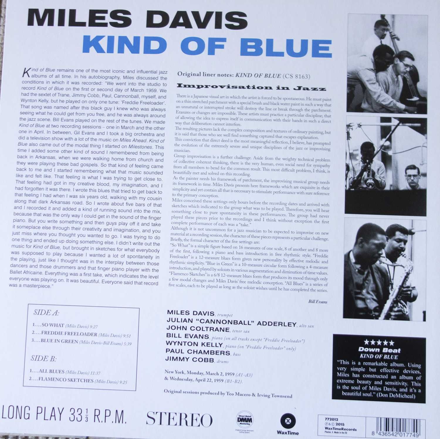 Miles Davis-Kind Of Blue (vinil)