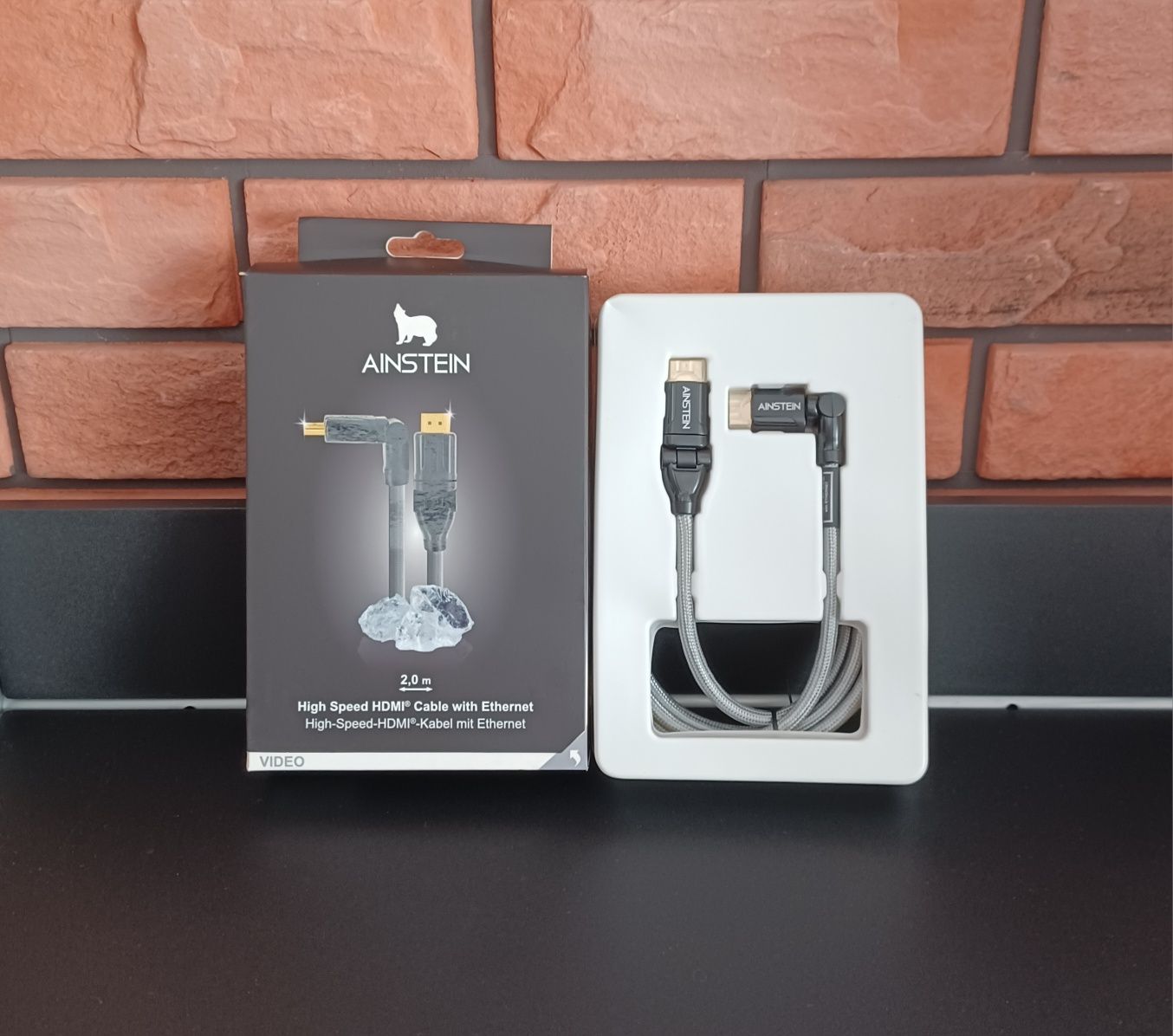 Kabel High-Speed-HDMI ze złączem Ethernet 2m