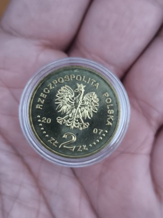 Moeda Comemorativa 2 Złotych – Quebra do Código Enigma (Polónia, 2007)