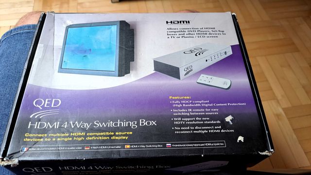 Przełącznik/switch HDMI QED