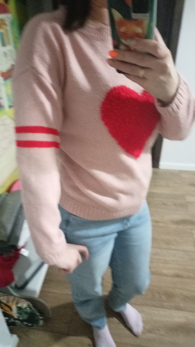 Sweter serce Next