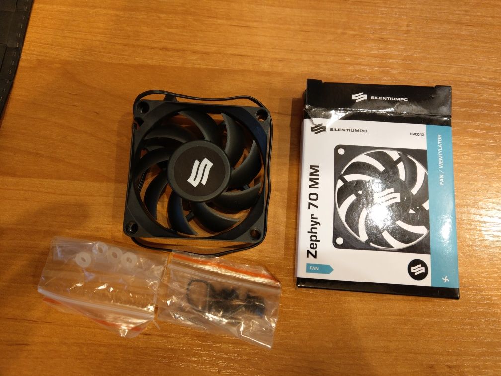 wentylator na radiator CPU Zephyr SPC013 70mm