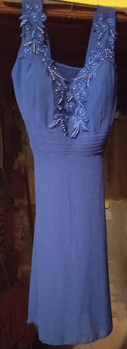 Vestido de cerimónia azul marinho  S/M