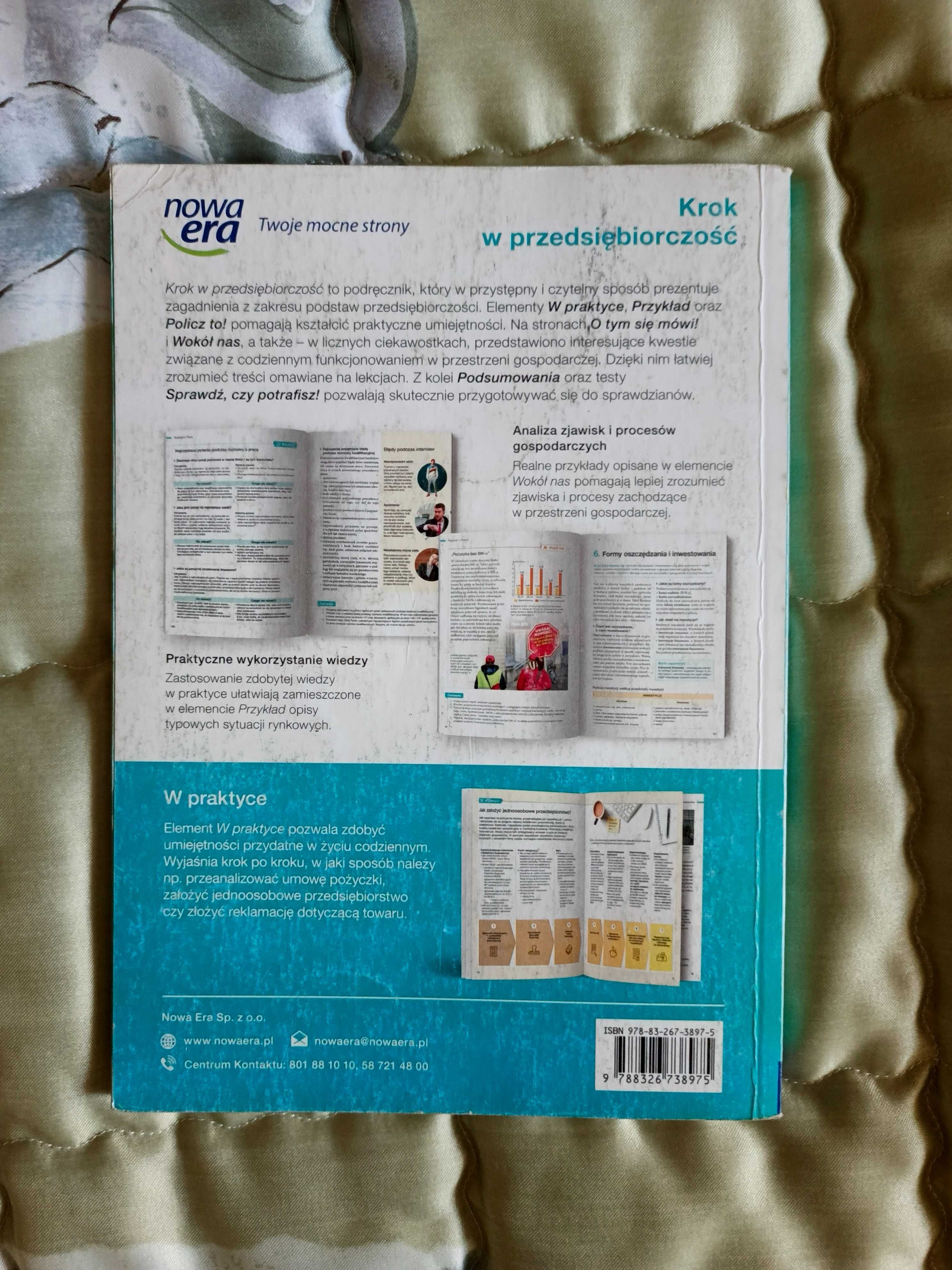 Krok w przedsiębiorczość podręcznik Nowa Era