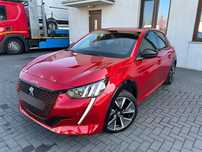 Peugeot 208 GT-LINE elektryk automat piękny wiśniowy kolor led kamera BEZWYPADKOWY
