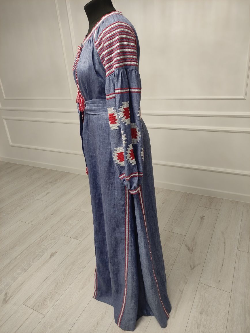 Сукня з вишивкою платье вишиванка в стилі vita kin