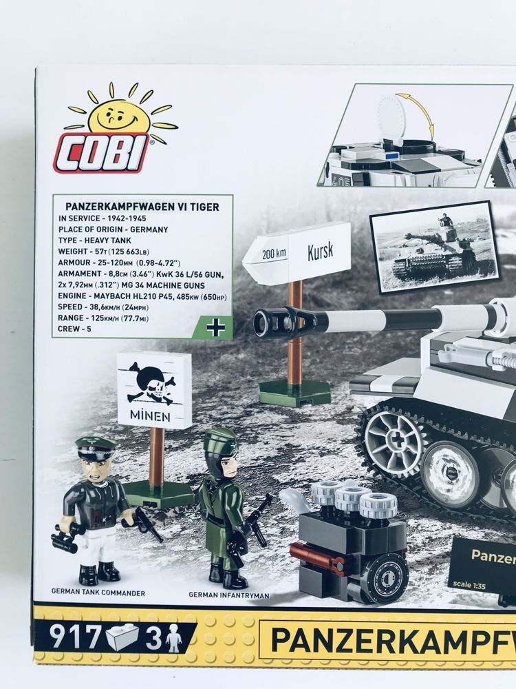 Czołg Panzerkampfwagen Vl Tiger klocki cobi 3122 Limited Edition