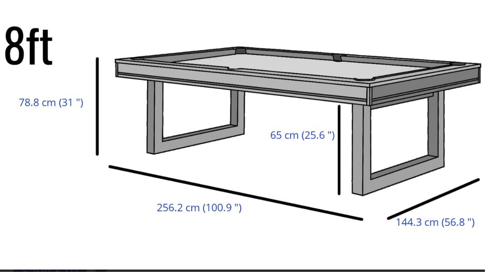 Mesa de jantar e Snooker mod New york  linea