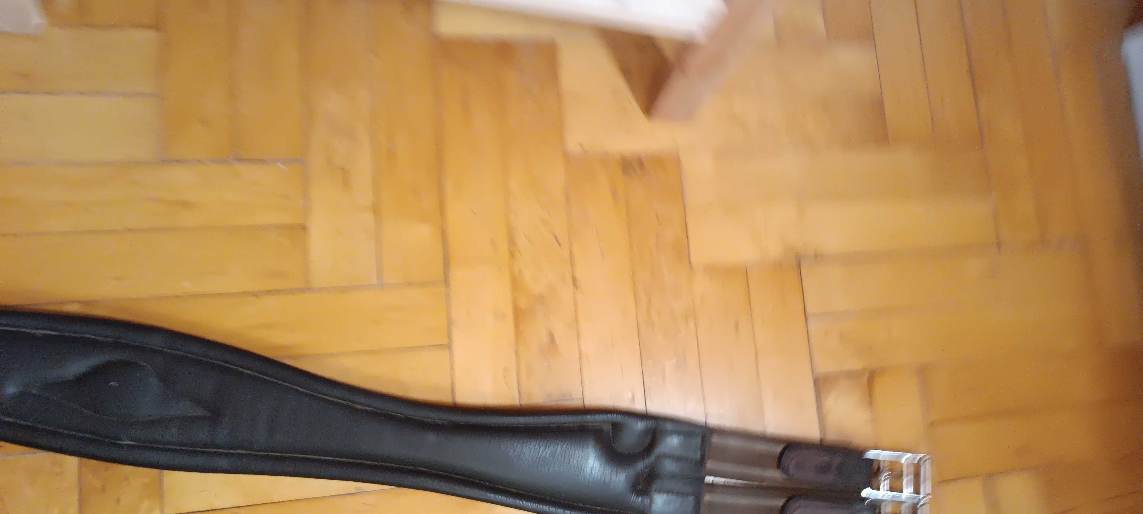 Popręg anatomiczny skórzany Kentaur 120 cm brązowy